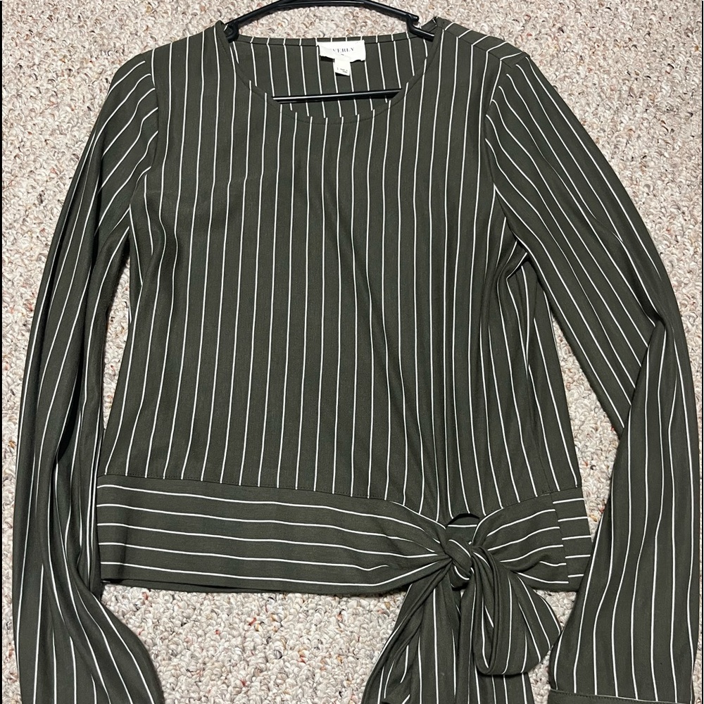 Womens boutique striped top